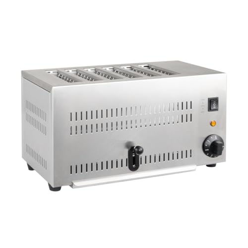 GastroHero Toaster mit 6 Schlitzen Gastronomiebedarf von GastroHero