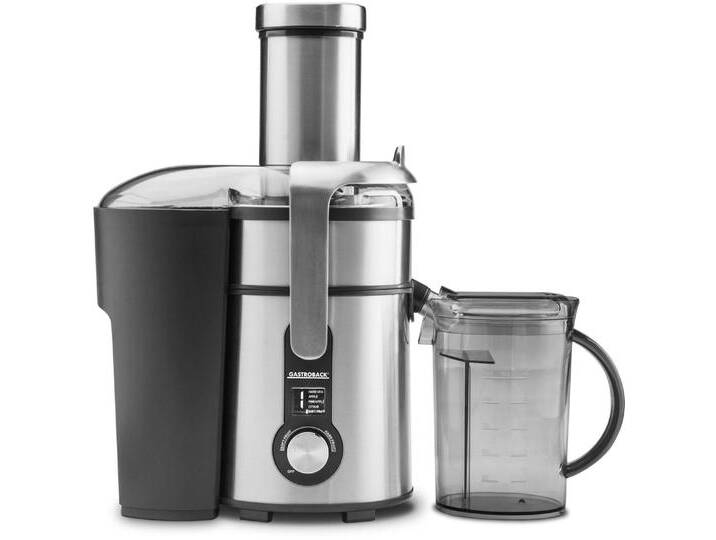 GASTROBACK Entsafter 40151 Design Multi Juicer Digital , silber (edelstahlfarben, silberfarben), B:48cm H:28cm T:46cm, Entsafter von Gastroback