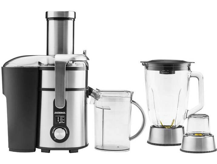 GASTROBACK Entsafter Design Multi Juicer Digital Pro 40153 , silber, B:39cm H:45cm T:37cm, Entsafter von Gastroback