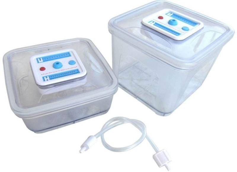 Gastroback Vakuumbehälter 46111, Kunststoff, (2-tlg), mit Datum und Codierungsanzeige von Gastroback