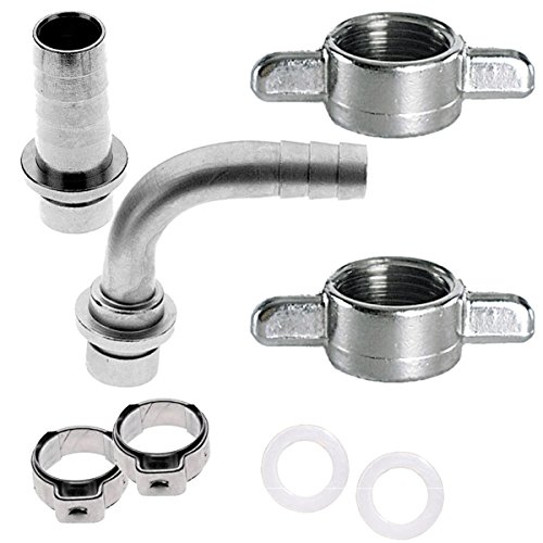 Gastrobedarf Westerbarkey Bierschlauchtüllenset 6.7mm 8 Teilig mit Überwurf 5/8" von Gastrobedarf Westerbarkey
