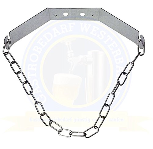 Gastrobedarf Westerbarkey Flaschenhalter Wandhalter für Co² Kohlensäureflaschen von Gastrobedarf Westerbarkey