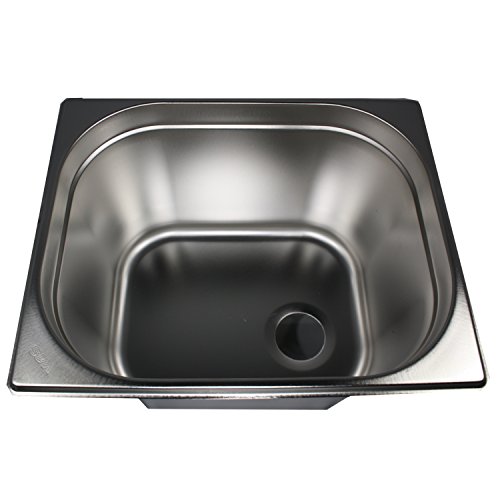 Gastro Spülbecken aus Edelstahl 30x24x20cm von Gastrobedarf Westerbarkey