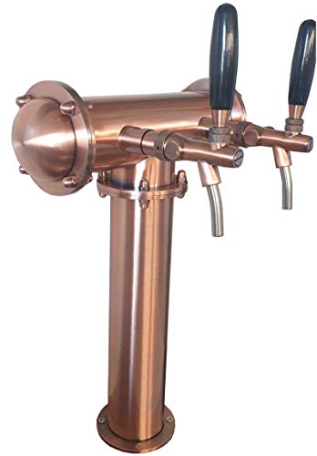 Gastrobedarf Westerbarkey Bier/Beer Schanksäule Tower Mr. T Bronze 2 leitig mit Schankhähnen von Gastrobedarf Westerbarkey