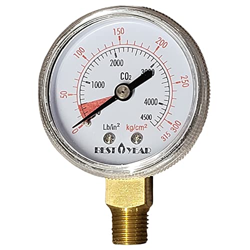 Gastrobedarf Westerbarkey Inhaltsmanometer Füllstandsanzeige für Druckminderer 1/4" von Gastrobedarf Westerbarkey