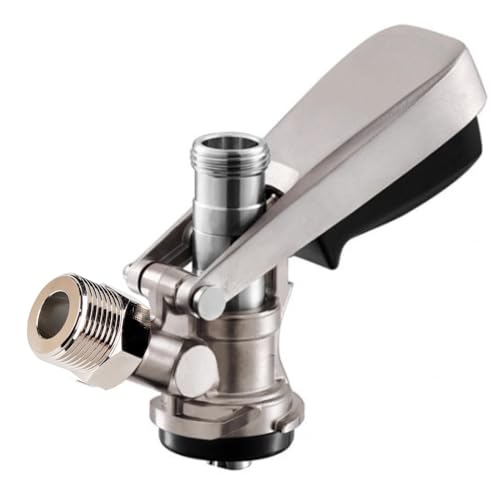 Gastrobedarf Westerbarkey Kegverschluss Zapfkopf Korbkeg Typ S oberer Ausgang 5/8" Bier & 3/4" Co² von Gastrobedarf Westerbarkey