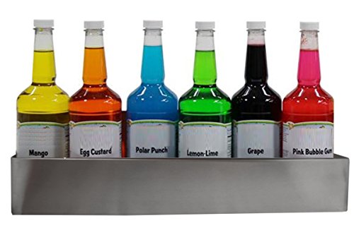 Gastrobedarf Westerbarkey Speed Rack aus Edelstahl für 6 Flaschen zum Aufhängen von Gastrobedarf Westerbarkey