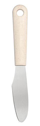 GastroMax Buttermesser 22 cm BIO | Leinen | Lebensmittel Kochen Küche Utensil | Spülmaschinenfest | Lebensmittelgeprüft und BPA-frei | L22,5 x W3 x H1,5 cm von Gastromax