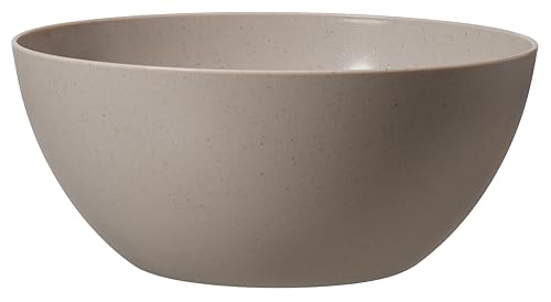 Gastromax Schüssel 3,5 L BIO | Grau | Picknick, Camping, Grillen, für drinnen und draußen | Hitzebeständig | Lebensmittelsicher und BPA-frei | Spülmaschinen- und mikrowellenfest | L25 x W25 x H11 cm von Gastromax