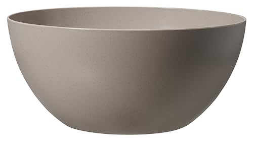 Gastromax Schüssel 7 L BIO | Grau | Picknick, Camping, Grillen, für drinnen und draußen | Hitzebeständig | Lebensmittelsicher und BPA-frei | Spülmaschinen- und mikrowellenfest | L32 x W32 x H14 cm von Gastromax