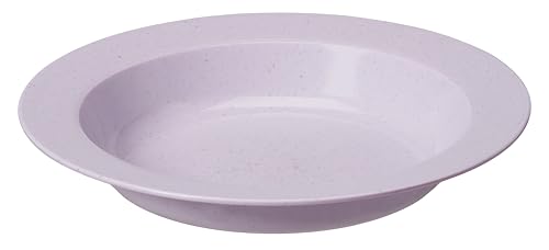 GastroMax Teller Tief 22 cm BIO | Lavendel | Picknick, Camping, Grillen, für drinnen/draußen | Hitzebeständig | Lebensmittelsicher und BPA-frei | Spülmaschinen- und mikrowellenfest | L22 x W22 x H4 cm von Gastromax