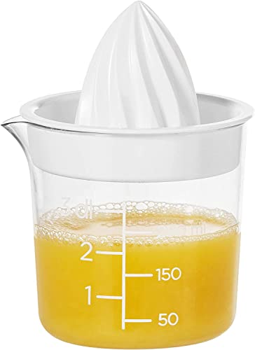 GastroMax Zitruspresse - Einfaches Entsaften von Limetten, Zitronen und Orangen - ml-Markierungen - Langlebiger SAN-Kunststoff - Spülmaschinenfest - BPA-frei - Hergestellt in Schweden von Gastromax
