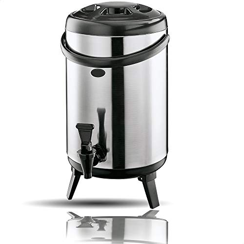 Gastronette Getränkespender Thermo Heissgetränkespender mit Zapfhahn mobil Wasserhahn für Kalt verwendbar | Wasser Hahn Kipphahn für Getränke | Thermogetränkespender Getränkekühler 10 Liter Gastronette Getränkespender Thermo Heissgetränkespender mit Zapfhahn mobil Wasserhahn für Kalt verwendbar | Wasser Hahn Kipphahn für Getränke | Thermogetränkespender Getränkekühler 10 Liter von Gastronette