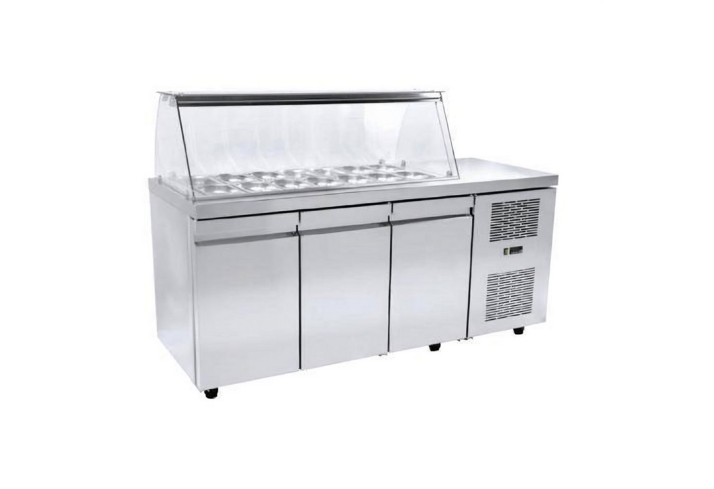 Gastronics Dönergrill Salattheke mit Kassentisch – Kühltheke Arbeitsfläche 188 x 70 x 125 cm Gastronics Dönergrill Salattheke mit Kassentisch – Kühltheke Arbeitsfläche 188 x 70 x 125 cm von Gastronics