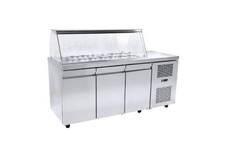 Gastronics Dönergrill Salattheke mit Kassentisch – Kühltheke Arbeitsfläche 188 x 70 x 125 cm Gastronics Dönergrill Salattheke mit Kassentisch – Kühltheke Arbeitsfläche 188 x 70 x 125 cm von Gastronics