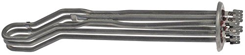 Classeq Heizkörper Breite 32mm 3 Heizkreise Höhe 48mm Länge 285mm 6000W 230V oben 1 Thermostathülsen à 7mm THP oben von Gastroteileshop