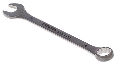 PROXXON Ring-Maulschlüssel Größe 24mm Chrom-Vanadium-Stahl DIN 3113/ISO 3318 verchromt von Gastroteileshop