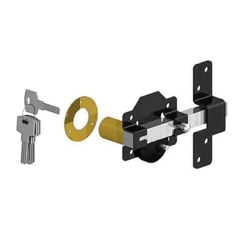 Gatemate 50 mm lang Überwurf Gate Lock Single Locking 5 Schlüssel Edelstahl Gatemate von Gatemate