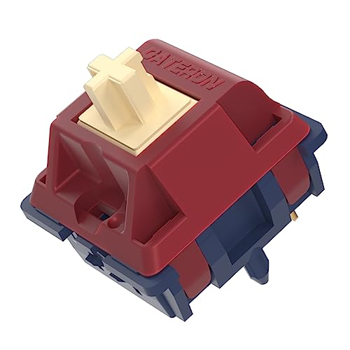 GATERON Quinn Keyboard Switches, Tactile 59gf RGB LED 5 Pin Pre Lubed Key Switches für MX Mechanical Keyboard (35PCS) von Gateron