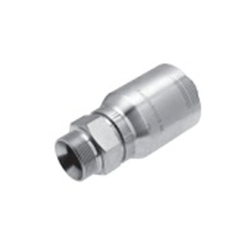 Gates 7100-19965-5 Fluid Power Schlauchverschraubung, 10G12MBSPP Mega Crimp Bsp Parallel, 60 Grad Konus Stecker, gerade von Gates Fluid Power