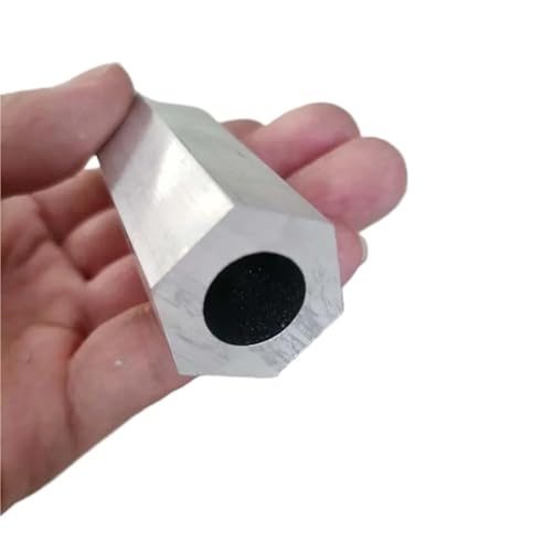 1 Stück 24 cm Länge 6063 AL Sechskantrohr Sechskant-Aluminiumrohr Hohlsechskant-Aluminiumstange Stange DIY-Material (Color : S 24 x D 14 mm, Size : 24cm 1Pc) von GatherTOOL