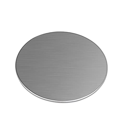 1 Stück runde Platte aus Edelstahl, Durchmesser 50 mm – 300 mm, kreisförmiges Blatt 304, runde Scheibe, Dicke 0,5/1/1,5/2/2,5/3/4/5 mm (Color : Thickness 1.5mm, Size : Dia 150mm) von GatherTOOL