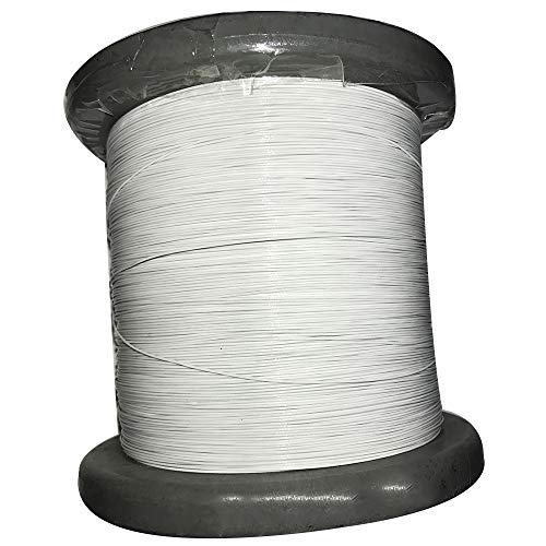 10 Meter/Rolle Teflo-Draht UL10064 26AWG/ 32AWG /34AWG Micro-Litze-Litze-Lötdraht mit hoher Leitfähigkeit, Montagedraht, PTFE-Ausgleichskabel (Size : 10m, Color : 34 AWG) von GatherTOOL