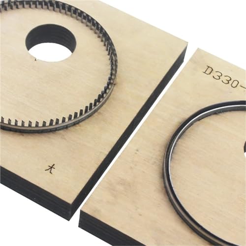 GatherTOOL 1 STÜCK Japan Stahlklinge Stahl Regelschnitt Gestanzte Runde Kreis Schneidform Holz Stanzformen Cutter for Leder Papier Silikon Handwerk 40mm 60mm 80mm 100MM (Color : 80mm, Size : 1PC) von GatherTOOL