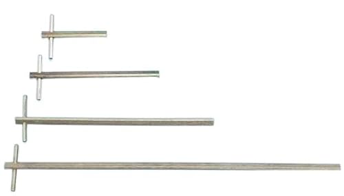 GatherTOOL 1 Stück Aufzugstürschlüssel lang 100 mm / 200 mm / 300 mm / 500 mm Dreikantschlüssel for Aufzüge (Color : 300MM) von GatherTOOL
