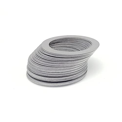 GatherTOOL 10/20 / 50pcs * Dicke 0,5 mm M7-M20. Edelstahl-Flache Waschmaschine Ultra dünne Dichtung Hohe Präzisions-Einstelldichtung dünne Scheibe SUS304. (Inner Diameter : 17x22x0.5 (20pcs)) von GatherTOOL