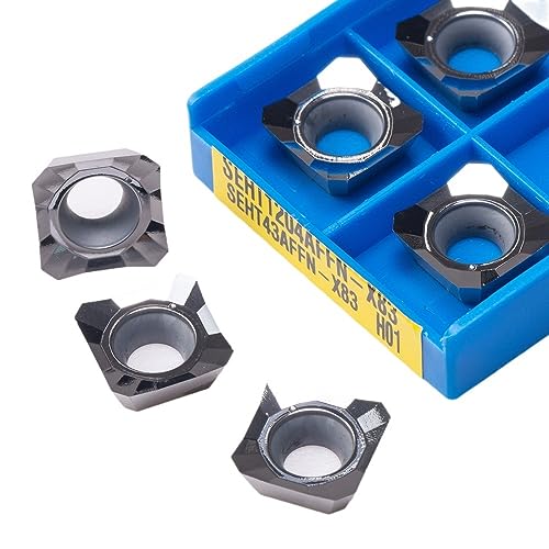 10 teile/schachtel SEHT1204 AFFN X83 H01 Aluminium Hartmetall Einsatz Legierung Fräsen Wende Drehwerkzeug SEHT 1204 Gesicht CNC Drehmaschine SEKT1204 von Topvent