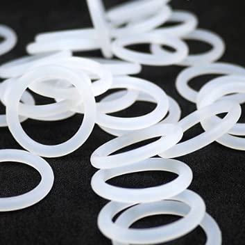 GatherTOOL 10 stücke weiße silikonringdichtung cs 2mm od 40~80mm Dicke 2mmwaterprofile Waschmaschine Gummi silikon Dichtung o-Ring Gummi Ring (Size : OD 80mm CS 2mm) von GatherTOOL