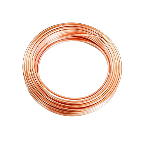 GatherTOOL 10m / Rolle weiche Kupferrohr-Rohr 2mm 3mm 4mm 5mm 6m'm for Kälte-Klempnerwerkzeug Kupferrohr for Generatoren Sammelschienenkabel-Switchegea (Color : 4mmX0.5mm) von GatherTOOL