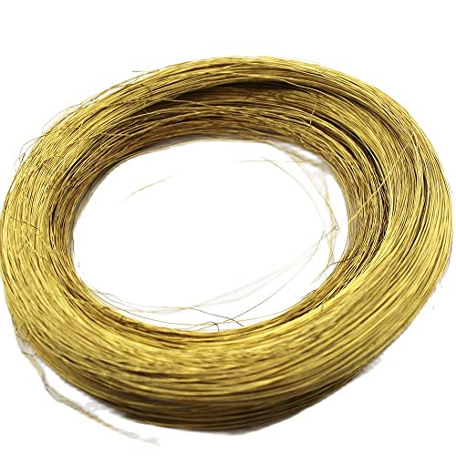 GatherTOOL 1M/5M massiver Messingdraht rund halb Harter Messingdraht massiv weich vollständig geglüht rund 0,3 mm - 2,2 mm for Schmuckhandwerk (Specification : 1.5mm x 1m 1pc) von GatherTOOL