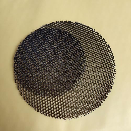 GatherTOOL 1PC Soft Light Shade Hood Downlight Spotlight Round Honeycomb Mesh Cover Black Anti-Glare Anti-Blend-Licht Aluminium (Color : 100mm) von GatherTOOL