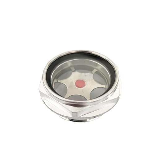 GatherTOOL 1Pc Männlich Aluminium Legierung Ölstand Schauglas M10 M12 M14 M16 M18 M20 M22 M24 M26 M27 M30 m33 Fenster Hex for Luft Kompressor (Size : M33x2) von GatherTOOL