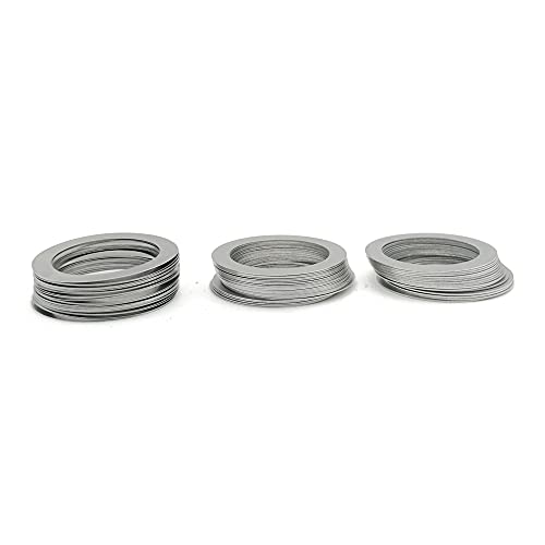 GatherTOOL M10 Edelstahl dünne Scheibe hochpräzise Einstelldichtung Ultra dünne Scheibe Dicke 0,1 0,2 0,3 0,5 0,8 1,0 mm (Inner Diameter : 10x14x0.3) von GatherTOOL