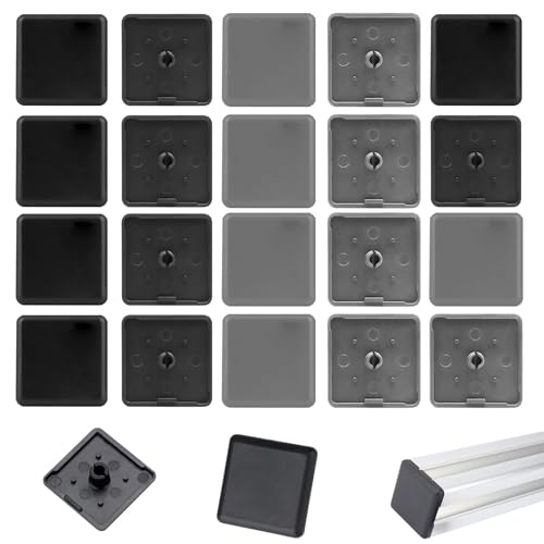 Gativs Aluprofil Kappe Profil Endkappe 20 Stück 40x40 Abdeckkappen Aluprofil Schutzkappen für Aluprofile Profil Abdeckkappe Aluprofil Kappen für 40x40 Europäische Standard-Industriealuminium-Profile Gativs Aluprofil Kappe Profil Endkappe 20 Stück 40x40 Abdeckkappen Aluprofil Schutzkappen für Aluprofile Profil Abdeckkappe Aluprofil Kappen für 40x40 Europäische Standard-Industriealuminium-Profile von Gativs