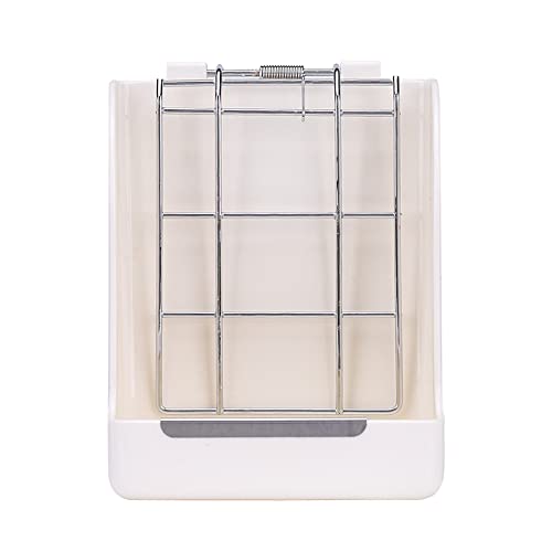 Gativs Futterstation für Heu - Heuraufe für Kaninchen, Chinchillas & Meerschweinchen - Kunststoff Futterschleife - Grauweiß, 18*14*9cm Gativs Futterstation für Heu - Heuraufe für Kaninchen, Chinchillas & Meerschweinchen - Kunststoff Futterschleife - Grauweiß, 18*14*9cm von Gativs