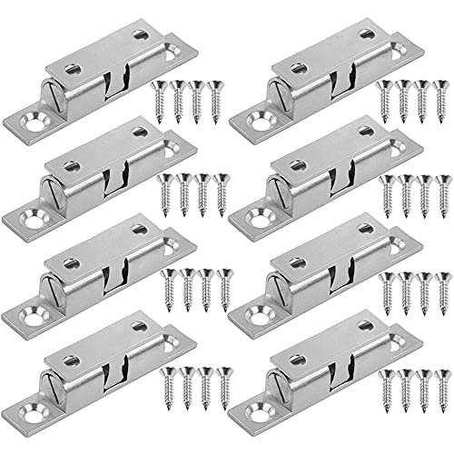 Gativs Kugelschnäpper 8 Stück Doppelkugelschnäpper Kugelschnäpper Tür Türschnäpper 50mm Möbelschnäpper Doppel Kugelschnäpper Türschapper Möbel-Schnapper mit 32 Schrauben für Küche Schranktüren Gativs Kugelschnäpper 8 Stück Doppelkugelschnäpper Kugelschnäpper Tür Türschnäpper 50mm Möbelschnäpper Doppel Kugelschnäpper Türschapper Möbel-Schnapper mit 32 Schrauben für Küche Schranktüren von Gativs