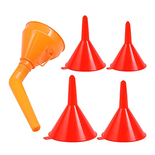 Gativs Trichter mit Schlauch 5 Stück Fülltrichter mit Schlauch und Sieb Trichterset Trichter Öl Fülltrichter Trichter für Auto Universal-Öl-Einfülltrichter Mini-Fülltrichter mit Langhalstigem Gativs Trichter mit Schlauch 5 Stück Fülltrichter mit Schlauch und Sieb Trichterset Trichter Öl Fülltrichter Trichter für Auto Universal-Öl-Einfülltrichter Mini-Fülltrichter mit Langhalstigem von Gativs