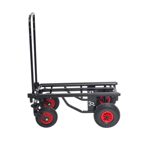 Gator Frameworks All-Terrain Zusammenklappbarer Mehrzweckwagen mit 76,2–132,1 cm Verlängerung und 227 kg Tragfähigkeit Belastbarkeit (GFW-UTL-CART52AT) von Gator Frameworks