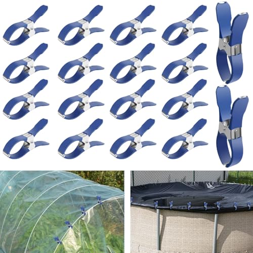 18 Stück klammern für Poolabdeckung Edelstahl Grosse Blau Klemmzwingen Maximale Öffnung 5CM, für Poolgeländer oder Poolränder Strandtuch Sonnensegel Camping Klammern 18 Stück klammern für Poolabdeckung Edelstahl Grosse Blau Klemmzwingen Maximale Öffnung 5CM, für Poolgeländer oder Poolränder Strandtuch Sonnensegel Camping Klammern von Gatphy