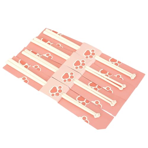 8 Stück Cat Paw Chopsticks Essstäbchen Katzenpfote Chopstäbchen Tragbarer Kätzchenpfoten Druck Essen Stäbchen Nonslip Grip Wiederverwendbares Kreatives für Katzenliebhaber von Gatphy