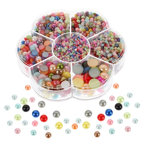 Gatuida 1 Karton Flache Abs halbperlen Bunte DIY Schmuck Haaraccessoire perlen Leichte Halbperlen mit Aufbewahrungsbox zum Basteln von Nageldekoration und Bekleidungsverzierung Gatuida 1 Karton Flache Abs halbperlen Bunte DIY Schmuck Haaraccessoire perlen Leichte Halbperlen mit Aufbewahrungsbox zum Basteln von Nageldekoration und Bekleidungsverzierung von Gatuida