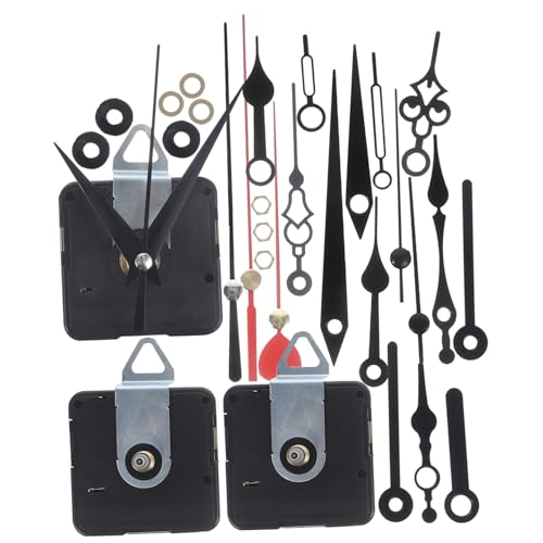 Gatuida 1 Satz Austauschbare Uhrwerke DIY Uhrmechanismus Kits Wanduhren Mechanismus Präzise Zeitmessung Leicht Langlebig für DIY Projekte Uhrreparaturen von Gatuida