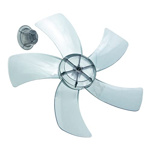 Gatuida 1 Satz Ersatz Kunststoff Lüfterblätter für Tischventilatoren Ventilatorflügel Leise und Installieren für Haushaltsventilatoren Robust und Leicht zu Reinigen von Gatuida
