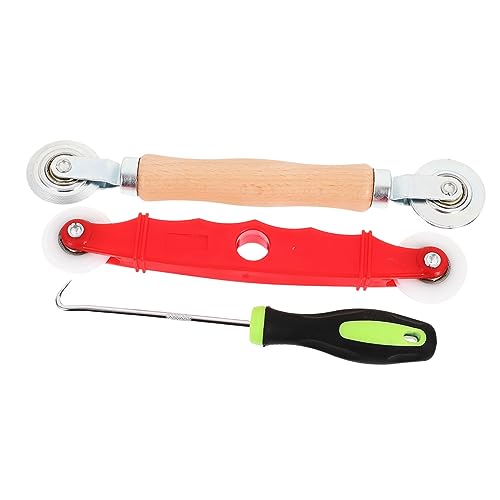 Gatuida 1 Satz Fenster Screen Reparatur Set Teiliges Werkzeugset mit Aluminium Roller und Spline Haken für Fenster und Türbildschirme Langlebig und Einfach zu Bedienen von Gatuida