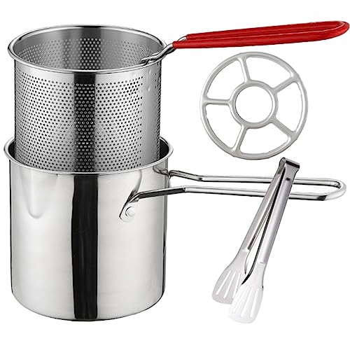 Gatuida 1 Satz Fritteuse mit Frittierkorb Mini Frittierpfanne für Gemüse Hähnchen und Snacks Schnelles Erhitzen und Hohe Wärmeleitfähigkeit für Effizientes Kochen Gatuida 1 Satz Fritteuse mit Frittierkorb Mini Frittierpfanne für Gemüse Hähnchen und Snacks Schnelles Erhitzen und Hohe Wärmeleitfähigkeit für Effizientes Kochen von Gatuida