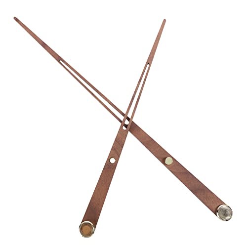 Gatuida 1 Satz Großer Holz Zeigersatz für DIY Wanduhr Ersetzbarkeit Design Für Uhren mit Durchmesser Hochwertigem Walnussholz für Heimdekoration und Uhrreparaturen von Gatuida